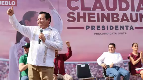 Expuso que en Progreso se ha constatado significativamente el apoyo del Gobierno Federal, Expuso que en Progreso se ha constatado significativamente el apoyo del Gobierno Federal,