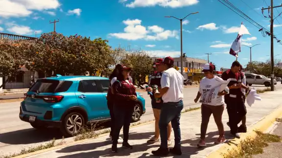 Inició campaña hace 24 días con las banderas de la coalición “Sigamos Haciendo Historia”, sin considerar que ocupó varios cargos públicos en Gobiernos del PRI, en Q. Roo