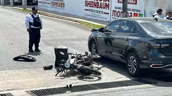 El motociclista circulaba a exceso de velocidad El motociclista circulaba a exceso de velocidad