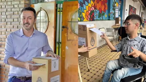 Representantes de varias esferas de la política emitieron su voto este domingo Representantes de varias esferas de la política emitieron su voto este domingo
