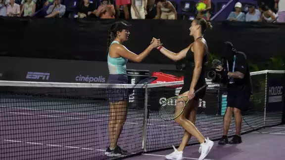 La victoria de Pegula fue la sorpresa de la segunda jornada del torneo