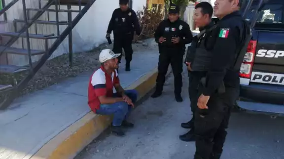 Los elementos de Dirección de Seguridad Pública de Escárcega interrogaron al acusado