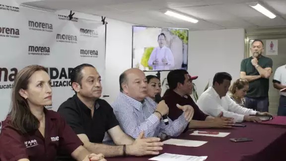 Raúl Ojeda Zubieta, Consejero Nacional de Morena y responsable de la tercera circunscripción señaló que la candidata aventaja en el Estado 40 puntos a su opositora Raúl Ojeda Zubieta, Consejero Nacional de Morena y responsable de la tercera circunscripción señaló que la candidata aventaja en el Estado 40 puntos a su opositora