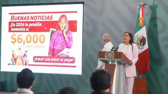 Ariadna Montiel, titular de la Secretaría del Binenestar informó que del 3 al 26 de enero se realiza la dispersión de recursos del bimestre enero-febrero de las Pensiones del Bienestar Ariadna Montiel, titular de la Secretaría del Binenestar informó que del 3 al 26 de enero se realiza la dispersión de recursos del bimestre enero-febrero de las Pensiones del Bienestar
