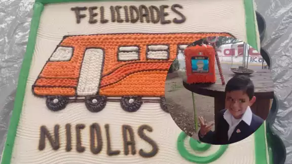 El niño fue invitado a visitar las instalaciones del Metro de la CDMX
