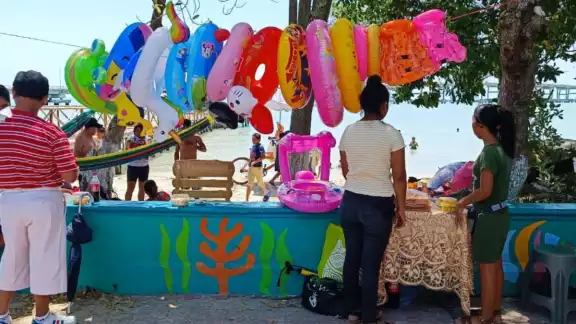 El buen clima ayudó a que resultara un éxito la presencia de clientes