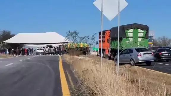 El bloqueo en Hidalgo permanecerá hasta la liberación de Diego 'N'