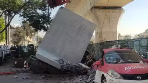 En el accidente en las obras del Tren Interurbano México-Toluca no se reportaron lesionados En el accidente en las obras del Tren Interurbano México-Toluca no se reportaron lesionados