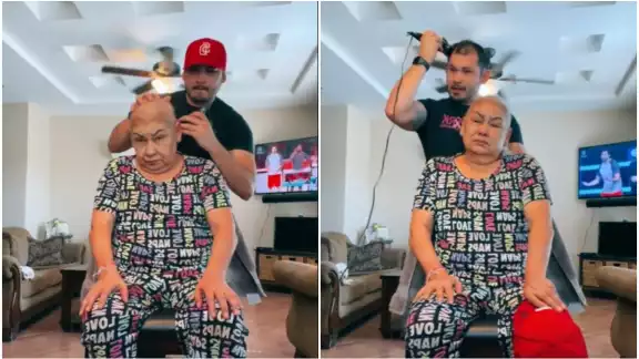 Un joven mexicano compartió su historia de amor hacia su madre, quien padece cáncer, por lo que decidieron cortarse el cabello juntos