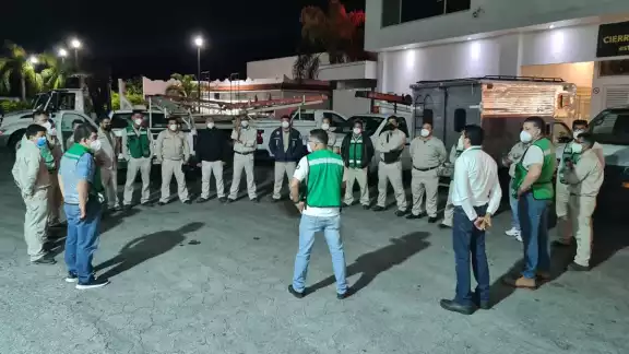 La CFE indicó que mantiene estrecha coordinación con el Sistema Nacional de Protección Civil La CFE indicó que mantiene estrecha coordinación con el Sistema Nacional de Protección Civil