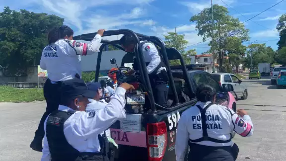 El motociclista provocó el accidente al no respetar su señal de alto El motociclista provocó el accidente al no respetar su señal de alto