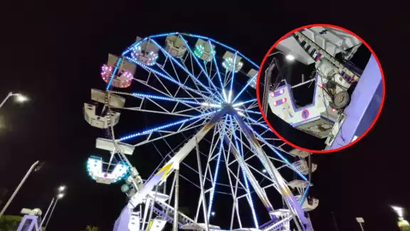 El incidente fue provocado por la falla de uno de los rotores del juego mecánico El incidente fue provocado por la falla de uno de los rotores del juego mecánico
