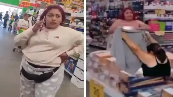La mujer fue nombrada 'Lady Aurrerá' por armar un escándalo en Puebla