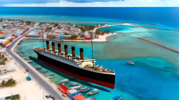 Ofrece una visión intrigante de cómo habría sido la presencia del Titanic