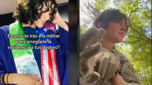La joven se hizo viral en Tiktok al contar como fue su travesía para entrar a las fuerzas armadas de EU La joven se hizo viral en Tiktok al contar como fue su travesía para entrar a las fuerzas armadas de EU