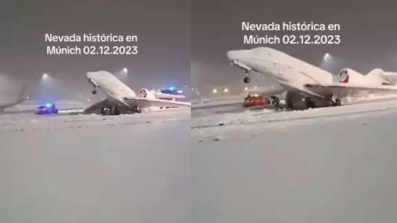 La terminal área informó que ante la situación se cancelaron las actividades
