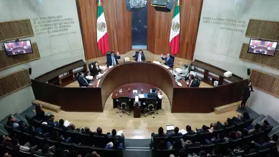 La Sala Superior del TEPJF recibió la denuncia contra el Presidente hecha por el PAN, Foto: TEPJF La Sala Superior del TEPJF recibió la denuncia contra el Presidente hecha por el PAN, Foto: TEPJF
