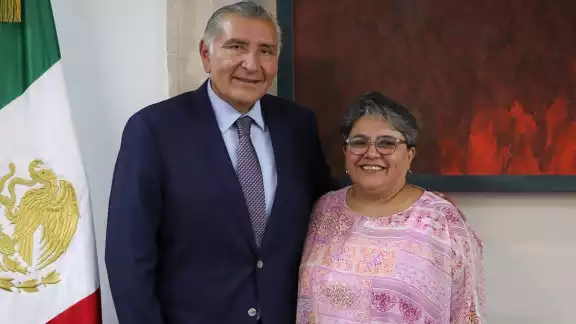 Adán Augusto toma protesta a Raquel Buenrostro como nueva secretaria de Economía Adán Augusto toma protesta a Raquel Buenrostro como nueva secretaria de Economía