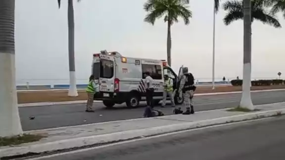La víctima del accidente es un DJ en la zona del malecón La víctima del accidente es un DJ en la zona del malecón