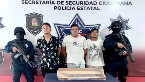 Veymar “N”, Jacinto “N” y Ever “N” fueron asegurados en Villas Otoch Paraíso.