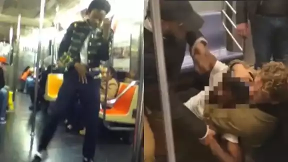 Exmarine estrangula a muerte a imitador de Michael Jackson en metro de NY Exmarine estrangula a muerte a imitador de Michael Jackson en metro de NY