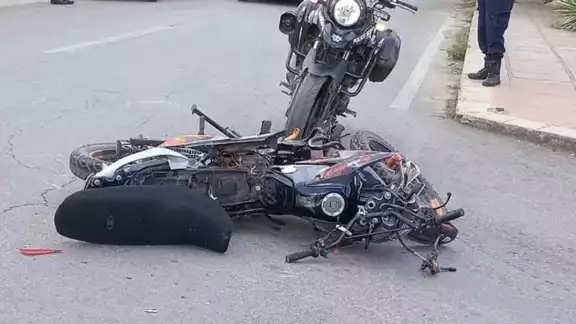El accidente se registró en las inmediaciones de la calle 41 esquina con 20 El accidente se registró en las inmediaciones de la calle 41 esquina con 20