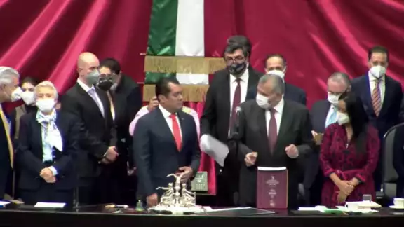 El 26 de agosto, Adán Augusto López tomó el cargo al frente de la Segob tras la salida de Olga Sánchez Cordero El 26 de agosto, Adán Augusto López tomó el cargo al frente de la Segob tras la salida de Olga Sánchez Cordero