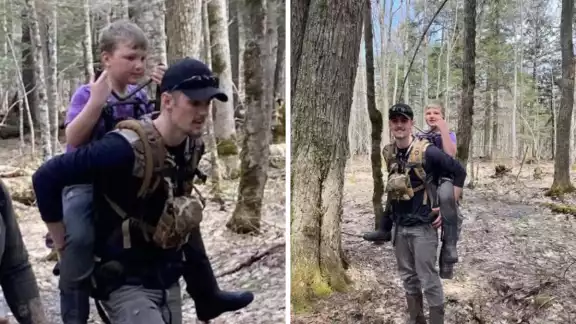 El menor se encontraba a 3 kilómetros de su campamento El menor se encontraba a 3 kilómetros de su campamento