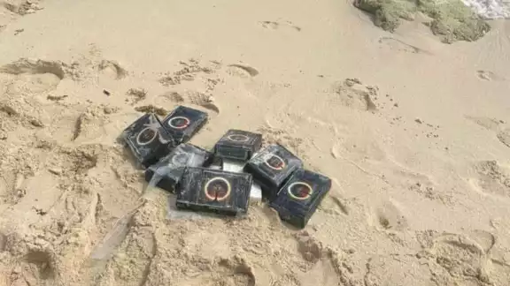 Los ladrillos con cocaína quedaron a cargo de las autoridades Los ladrillos con cocaína quedaron a cargo de las autoridades