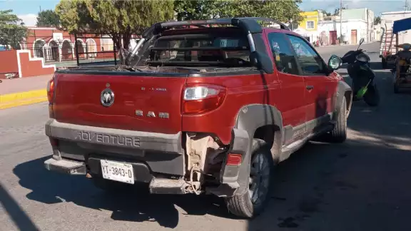Al lugar arribo la unidad de la policía municipal que de forma inmediata acordonaron el área