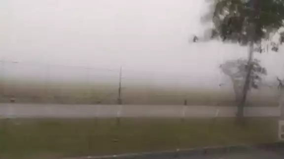 El primer vuelo que se retrasó fue hacia la Ciudad de México