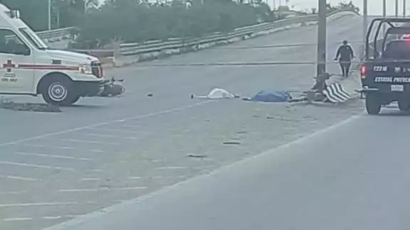 La pareja murió al instante