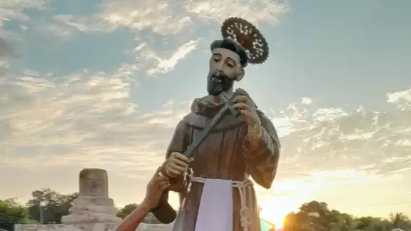 La sagrada imagen estuvo peregrinando por varias capillas y comisarías de la jurisdicción eclesiástica.