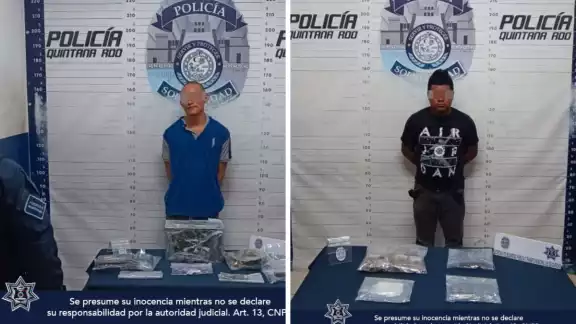 Los hombres fueron detenidos en la colonia In House Los hombres fueron detenidos en la colonia In House