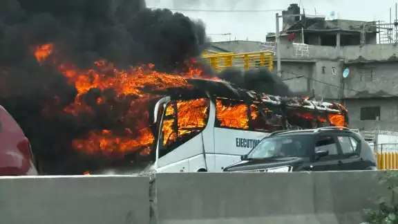Servicios de emergencia ya arribaron al lugar