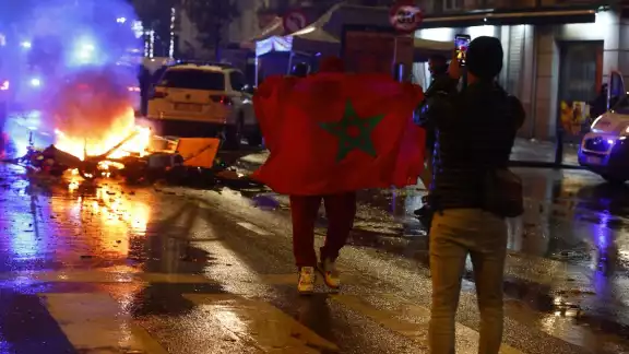 Detienen a 18 personas tras incidentes en Bélgica por triunfo de Marruecos Detienen a 18 personas tras incidentes en Bélgica por triunfo de Marruecos