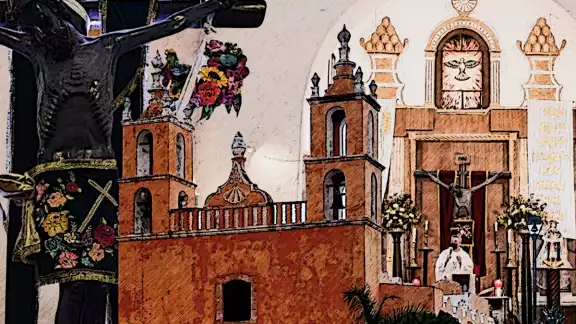 La Iglesia de Abalá se encuentra bajo el patrocino de San Juan Bautista La Iglesia de Abalá se encuentra bajo el patrocino de San Juan Bautista