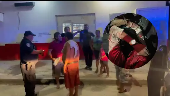 El hombre portaba un arma de fuego