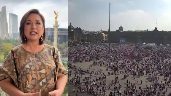 La Marcha por la Democracia se lleva a cabo este domingo en el Zócalo de la CDMX La Marcha por la Democracia se lleva a cabo este domingo en el Zócalo de la CDMX