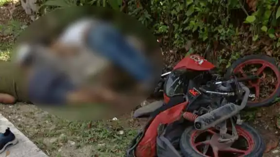 Los cuerpos salieron volando y se estrellaron en una piedra