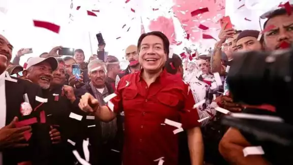 Mario Delgado, presidente nacional de Morena, da a conocer al candidato a la gubernatura de Tabasco, para 2024. Mario Delgado, presidente nacional de Morena, da a conocer al candidato a la gubernatura de Tabasco, para 2024.