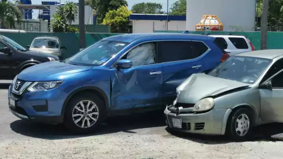 En el accidente hubo dos personas lesionadas En el accidente hubo dos personas lesionadas