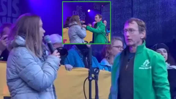 Greta Thunberg reunió a 70 mil personas en Ámsterdam Greta Thunberg reunió a 70 mil personas en Ámsterdam