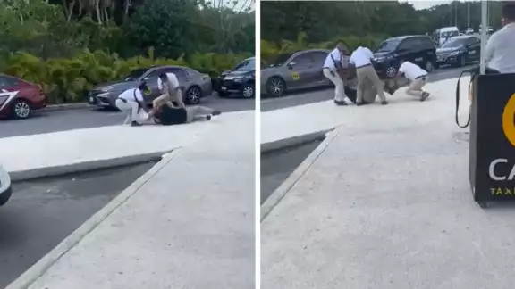 Muchas personas aseguran que estas escenas son constantes en el aeropuerto de Cancún
