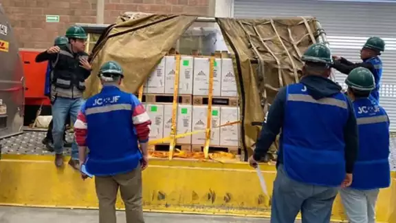 Llegó a México el primer cargamento de dosis de la vacuna Comirnaty Pfizer contra el COVID-19