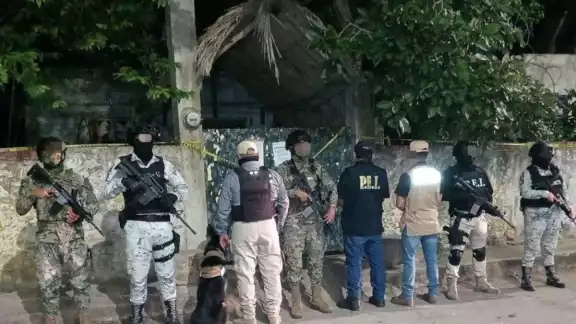 Participaron autoridades estatales y federales en el cateo en Tekax Participaron autoridades estatales y federales en el cateo en Tekax