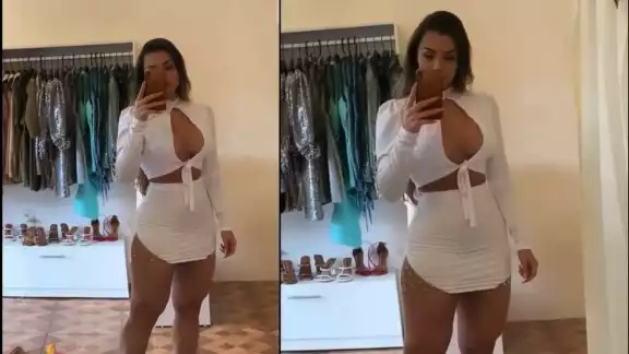 Madrina de bautizo recibe fuertes críticas por vestimenta Madrina de bautizo recibe fuertes críticas por vestimenta