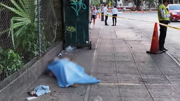 El hombre fue hallado sobre la calle 59 cerca de la avenida Itzáes El hombre fue hallado sobre la calle 59 cerca de la avenida Itzáes