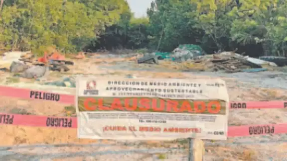 Fue encontrada una camioneta abandonada, con varios desperdicios Fue encontrada una camioneta abandonada, con varios desperdicios