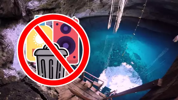 El uso de productos químicos está prohibido en los cenotes de Yucatán